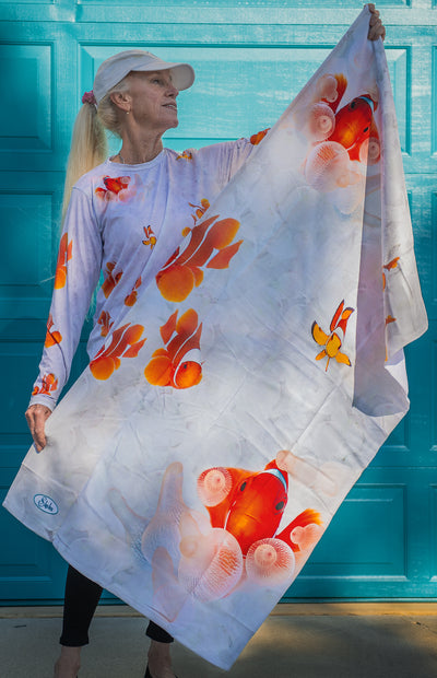 SlipIns Beach Towels - Clown Fish